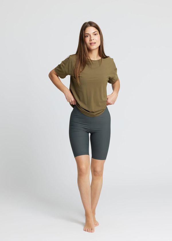 Loose Tee Vela - deep olive Jetzt online – Bild 3