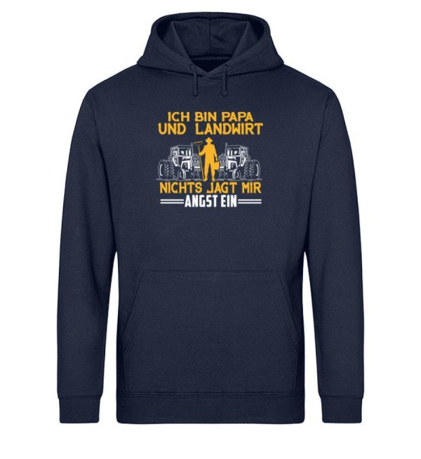 Papa und Landwirt · Unisex Organic Hoodie Rabatt – Bild 2