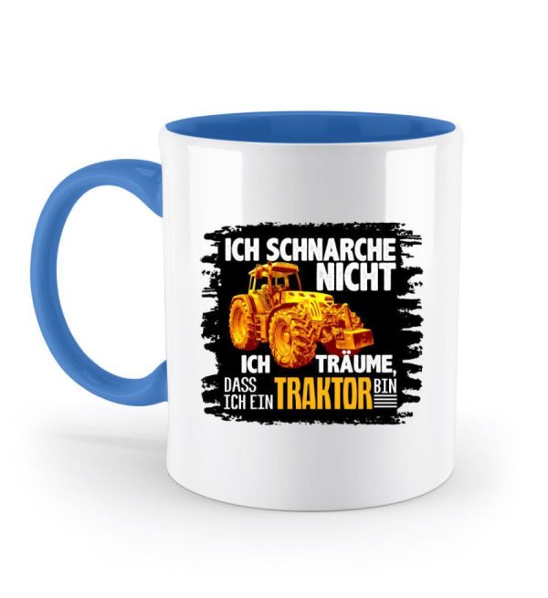 Traktor schnarche 2 · Keramik Tasse zweifarbig Jetzt online – Bild 4