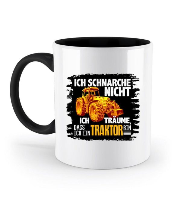 Traktor schnarche 2 · Keramik Tasse zweifarbig Jetzt online