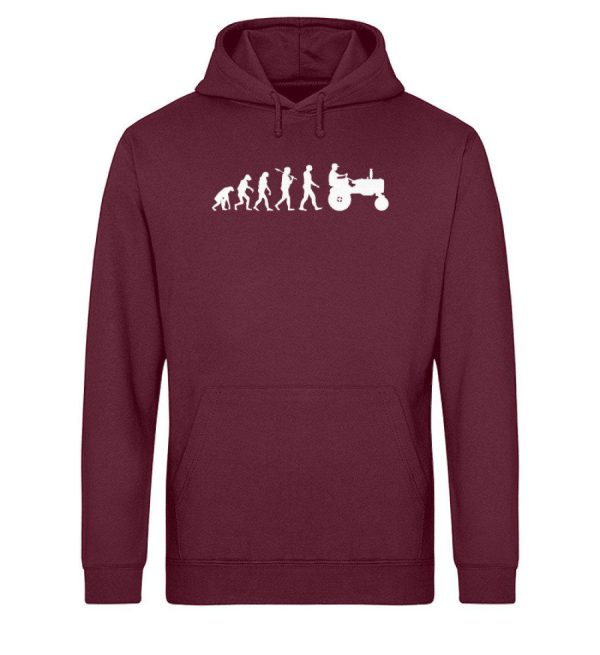 Evolution simple · Unisex Organic Hoodie Verkauf – Bild 3