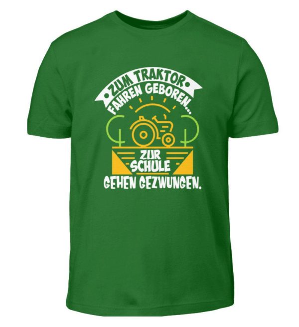Zum Traktor fahren geboren · Kinder T-Shirt Online – Bild 4