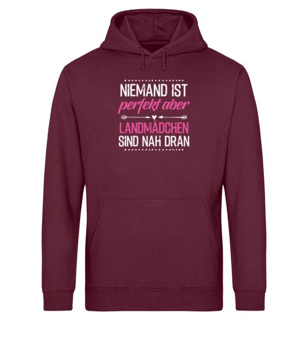 Perfekt Landmädchen · Unisex Organic Hoodie Schn?ppchen – Bild 3