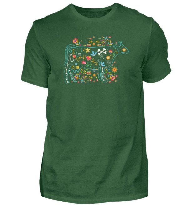 Kuh Blumen · Herren T-Shirt Angebot – Bild 2
