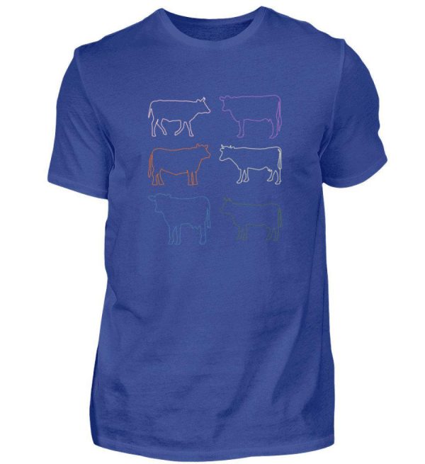 Kühe Silhouette farbig · Herren T-Shirt Zu verkaufen – Bild 4