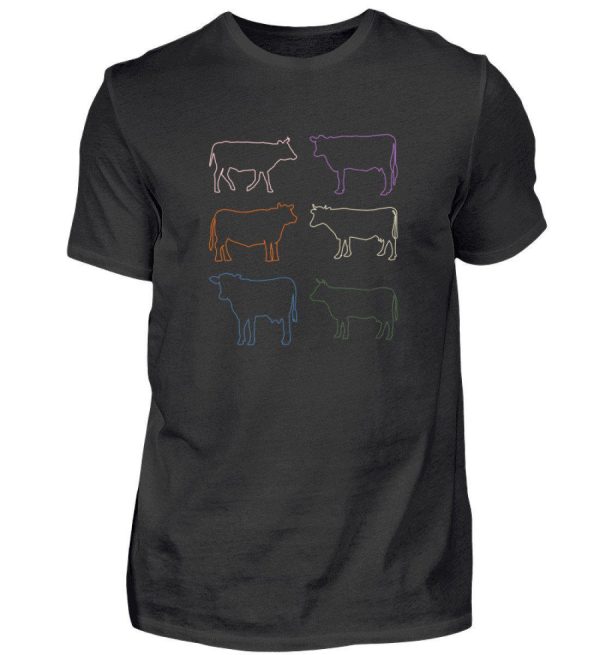 Kühe Silhouette farbig · Herren T-Shirt Zu verkaufen